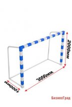 Ворота минифутбольные/гандбольные из профиля 60х60 мм