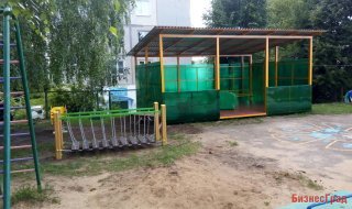 Внешняя комплектация детских садов (теневые навесы, входной блок, песочницы, спортплощадка)