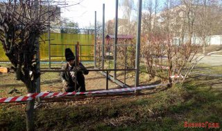 Внешняя комплектация детских садов (теневые навесы, входной блок, песочницы, спортплощадка)