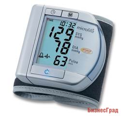 Электронный автоматический тонометр на запястье Microlife BP W100