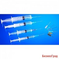 Шприц одноразовый 1мл с иглой 27G1/2 (0,4*13мм)