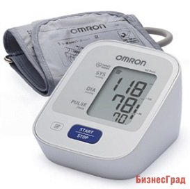 Тонометр Omron M2 Basic (HEM-7121) с адаптером + универсальная манжета (HEM-7121-ALRU)