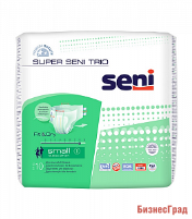Подгузники дышащие Super Seni Trio Air Small 10шт.