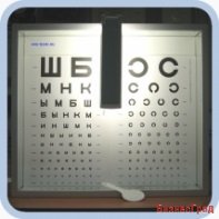Осветитель таблиц для исследования остроты зрения ОТИЗ-40-01 исп.3 (Аппарат Ротта)