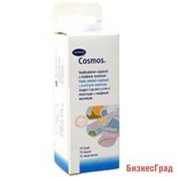 Пластырь Космос (Cosmos) Water-resistant Quick-Zip 2 размеров 10шт. (водоотталкивающий)