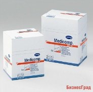 MEDICOMP drain steril Салфетки (стерильные): 7,5х7,5 см; 6 слоев