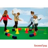 Балансировочная дорожка "Высокая" (10 закругленных блоков)