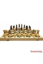 Гроссмейстерские утяжелённые шахматы в комплекте с доской
