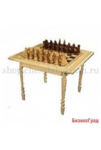 Шахматный стол-доска сувенирный для игры в зала