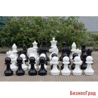 Напольные средние шахматы с доской 41