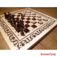 Набор шахматы и шашки "Два в одном"