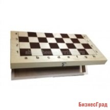 Деревянная шахматная доска малая
