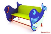 Скамейка детская "Кит"