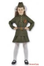 Костюм военный для девочки