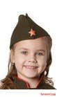 Пилотка детская с красной звездочкой