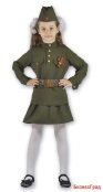Костюм военный для девочки