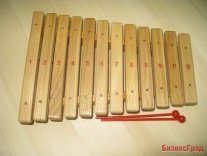 Ксилофон 12 нот, ель/клен, ясень