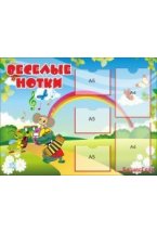 Стенд "Веселые нотки"