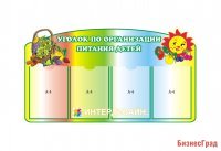 Уголок по организации питания детей