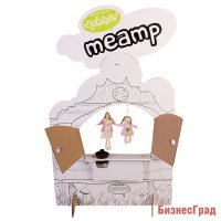 Комплект Я играю в театр (ширма + комплект кукол + баблы для представления)