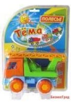 Автомобиль-пожарная спецмашина "Тёма" (в блистере №2) 165*83*95 мм