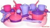 Набор детской посуды "Янина" с подносом на 6 персон