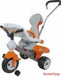 Велосипед 3-х колёсный "Дидактик №3" с игровой панелью, ручкой, ремешком и чехлом (Задние колеса пластмассовые,переднее с резиновой вставкой)