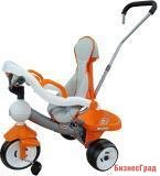 Велосипед 3-х колёсный "Дидактик" с игровой панелью, ручкой, ремешком и чехлом (Колеса пластмассовые)