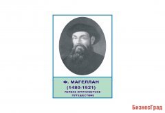 Стенд портрет Ф. Магеллан