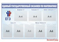 Стенд ЕГЭ по математике