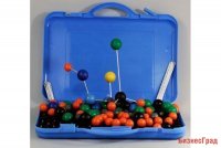 Комплект моделей атомов для составления объемных моделей молекул лабораторный