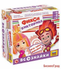 Настольная игра "Фиксики викторина. Всезнайки"