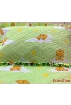 Накидка с рюшей на подушку ультрастеп с детским рис.
