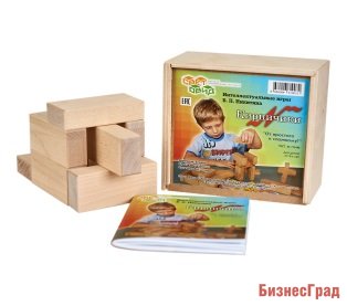 Кирпичики Никитина, Световид, в коробке из фанеры
