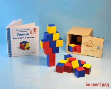 Игра Уникуб в лакированной коробке