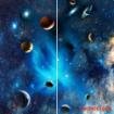 Комплект светонепроницаемых штор «Планеты»