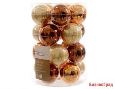 Набор стеклянных шаров Коллекция КОФЕЙНАЯ СЮИТА, 20 шт., 60 мм, KAEMINGK