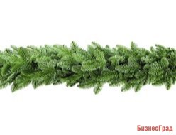 Хвойная гирлянда НОРМАНДИЯ (литая хвоя), 180х33 см, зеленая Triumph Tree