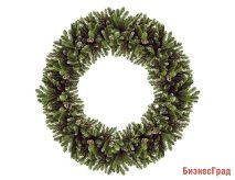 Венок ИМПЕРАТОРСКИЙ с шишками, 45 см, EverChristmaS, Царь Елка