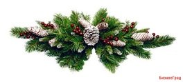 Декоративная композиция ЗАСНЕЖЕННАЯ с ягодами и шишками, 75 см, National Tree Co