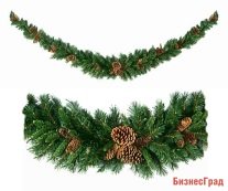 СВАГ с ШИШКАМИ, 180 см, National Tree Co