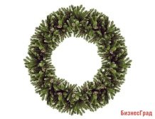 Венок ИМПЕРАТОРСКИЙ с шишками, 60 см, EverChristmaS, Царь Елка