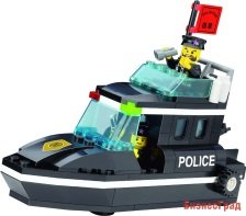 Конструктор "Полицейский катер", 95 деталей