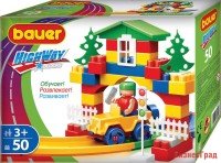 Конструктор "Автодорога", 50 элементов