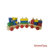 Игрушка деревянная "Поезд-конструктор"