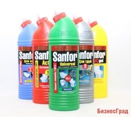 САНФОР/Sanfor WS чистящее средство 750 мл для ванн (синий)