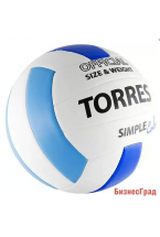 Мяч волейбольный "TORRES Simple Color" синтетическая кожа (ТПУ)