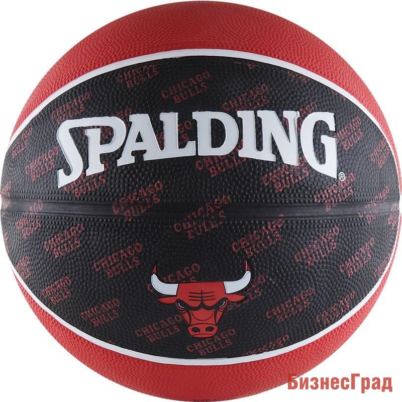 Мяч баскетбольный "SPALDING Chicago Bulls" резина