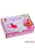 Набор акриловых перламутровых красок, 6 цветов по 15 мл