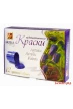 Краски акриловые, художественные (12 цветов)